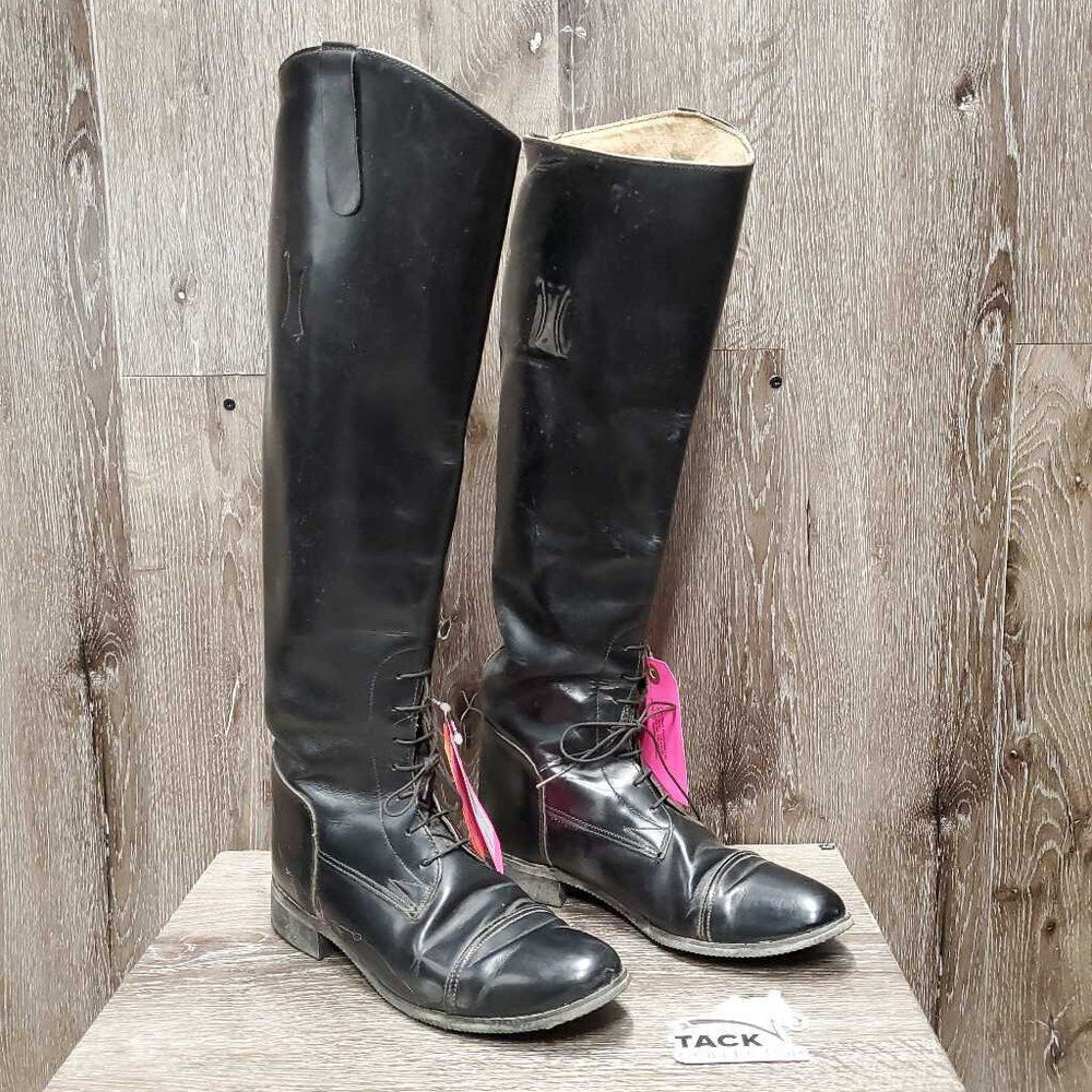 Pr Pull On Field Boots *vgc, mnr dirt, scuffs, threads, rubs & creases