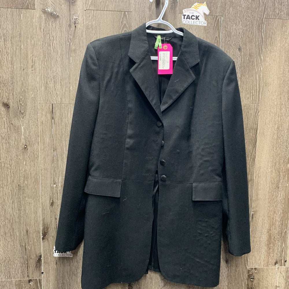 Wool Show Jacket *gc, older, hairy, mnr snags, pills, v.loose cuffs, linty, bubbled