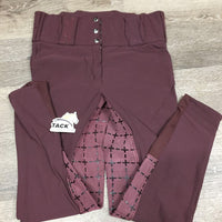 High Waist Full Seat Breeches *gc/fair, v.pilly, faded, curled belt loops, older, frayed tag
