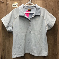 SS Short Polo Shirt, 1/3 Button Up *gc, older
