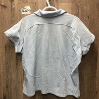 SS Short Polo Shirt, 1/3 Button Up *gc, older
