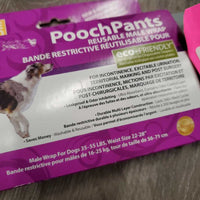 Pooch Pants Reusable Male Dog Diaper Wrap *new
