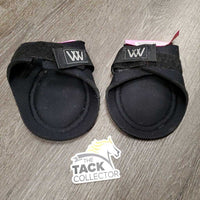 Pr Neoprene Hind Boots, velcro *gc, rubs, clean, mnr hair, pilly edges
