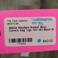 Mouillere Rubber Boot Covers, bag *vgc, mnr dirt
