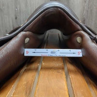 17.5 M *5" JA Saddlery Close Contact, 2 Billet Guards, Foam Panels, Med/Lg Front & Back Blocks, Flaps: 13.5"L x 13.5"W
