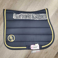 Thick Quilt Jumper Saddle Pads, 2x Piping, bag *new, older
