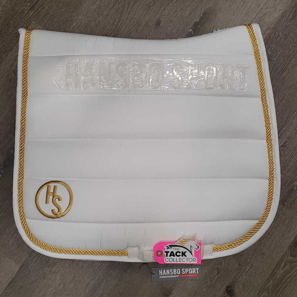 Thick Quilt Dressage Saddle Pads, 2x Piping, bag *new, older