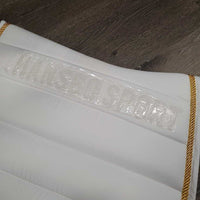 Thick Quilt Dressage Saddle Pads, 2x Piping, bag *new, older
