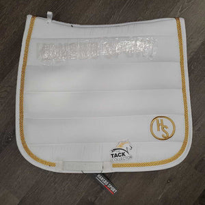 Thick Quilt Dressage Saddle Pads, 2x Piping, bag *new, older