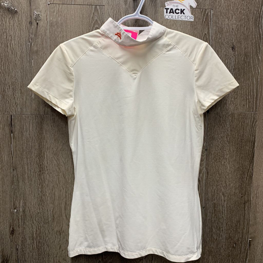 SS Show Shirt, attached back collar *xc, v.mnr stains