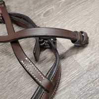 FS/Rsd Anatomical Noseband, double buckles *like new, mnr film
