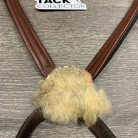 FS Rsd Padded Figure 8 Noseband *gc, clean, thin/missing fleece, scrapes, rubs, creases, stiff
