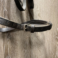 Soft Wide Rsd Bridle*gc, clean, tight keeper, dirt/residue, CUT Flash, rubs, xholes
