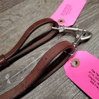 2 Piece Adjustable Running Martingale Attachments, snaps *vgc, dirty, stiff, creases
