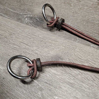 2 Thin Nylon Rope Gag Bit Attachments *gc, mnr dirt & stains, crackles
