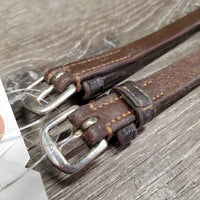 Pr Soft Leather Cheek Pieces *xc/vgc, clean, scuffs
