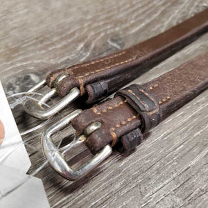 Pr Soft Leather Cheek Pieces *xc/vgc, clean, scuffs