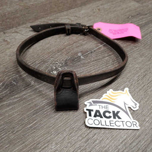 Thick Flash Strap, 2 Keepers, Slip On Noseband Attachment *gc, edge reside, cut end, xholes