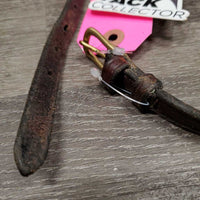 Flash Strap Only, 2 Keepers *gc, stiff, creases, clean, dents, edges: dirty/residue