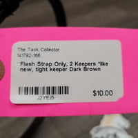 Flash Strap Only, 2 Keepers *like new, tight keeper
