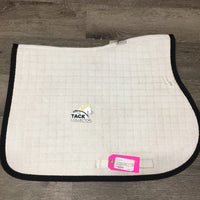 Quilt Jumper Saddle Pad *gc, clean, cut tabs, dingy/stained, pills, rubs, mnr hair
