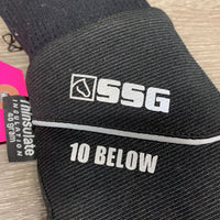 "10 Below" Winter Gloves, elastic loops *gc, mnr dirt & pills popped & broken elastic
