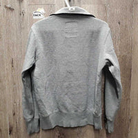 LS Sweatshirt, 1/3rd Zip Up "Royal West" *vgc, mnr clumpy inside