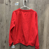 LS Crewneck Sweatshirt "US Polo Assn 1890" *xc, clean, v.mnr hair & pills, fuzzy inner collar velvet

