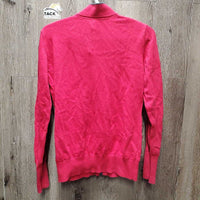 100% Cotton Sweater, zipper *gc, pilly, rubs, cracked logo, faded
