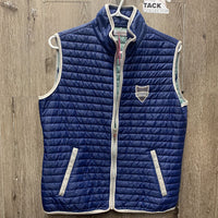 Light Puffy Vest, zipper *gc, crinkled, mnr edge rubs
