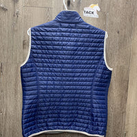 Light Puffy Vest, zipper *gc, crinkled, mnr edge rubs
