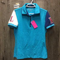 SS Polo Shirt, 1/4 Button Up, tags *new
