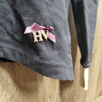 LS Hvy Polo Shirt, 1/4 Button Up *vgc, faded, hairy
