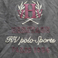 LS Hvy Polo Shirt, 1/4 Button Up *vgc, faded, hairy
