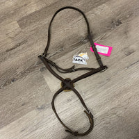 Rsd Leather Figure 8 Noseband *fair, dirty, stained, tacky, clumpy, separating, residue, unstitched edges, stiff, dry, xholes
