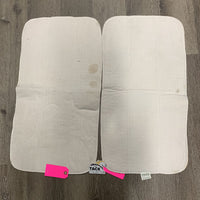 Pr Thin Fleece No Bow Leg Pillows *gc, pills, mnr hair, mnr stains, dingy
