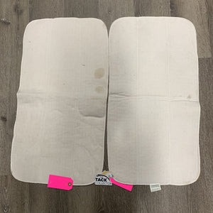 Pr Thin Fleece No Bow Leg Pillows *gc, pills, mnr hair, mnr stains, dingy