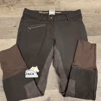 Full Seat Breeches *gc/fair, older, faded, snags, seam puckers, older, curled inner waist, seat: rubs & pilly
