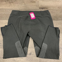 Euroseat Breeches *gc, mnr stains, snags & pulled seat seam, faded, seam rubs & puckers, hairy velcro
