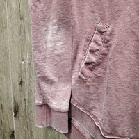 LS Sweatshirt Hoodie, "tbird" sparkles *gc, thin/faded pits, v.pilly, edge rubs
