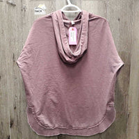 LS Sweatshirt Hoodie, "tbird" sparkles *gc, thin/faded pits, v.pilly, edge rubs
