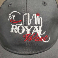 Baseball Cap, "Royal West" *vgc, clean, v.mnr brim rubs
