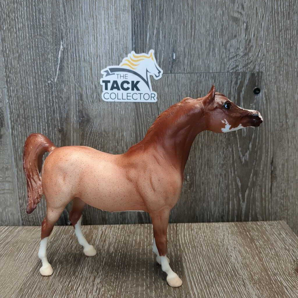 Red Strawberry Roan Sabino Part Arabian Stallion #618 *vgc, mnr rubs, chipped foot