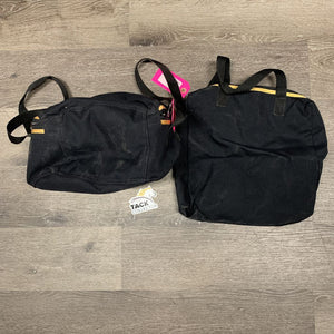 Bag Set: garment, grooming, boot, duffel, helmet *vgc, mnr dirt, fuzz & rubs, older