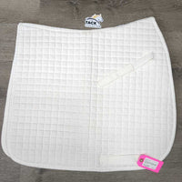 Quilt Dressage Saddle Pad *xc, clean, v.mnr dingy?, older
