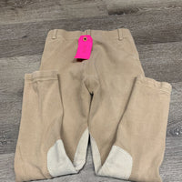 JUNIORS Hvy Cotton Breeches *gc, mnr faded, discolored, rubs & pills
