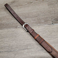 FS Padded Elastic Breastplate, Bridge, Running Martingale Attachment *vgc, v.mnr dirt, hair & stains, older
