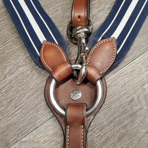 FS Padded Elastic Breastplate, Bridge, Running Martingale Attachment *vgc, v.mnr dirt, hair & stains, older