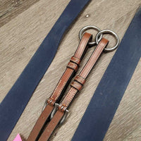 FS Padded Elastic Breastplate, Bridge, Running Martingale Attachment *vgc, v.mnr dirt, hair & stains, older
