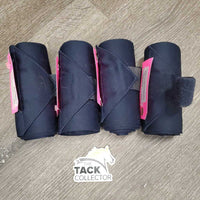 4 Stretchy Nylon Leg Wraps *xc, clean, mnr hairy & pilly edges
